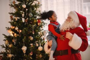 نمونه عکس کودک و بابانوئل ویژه کریسمس